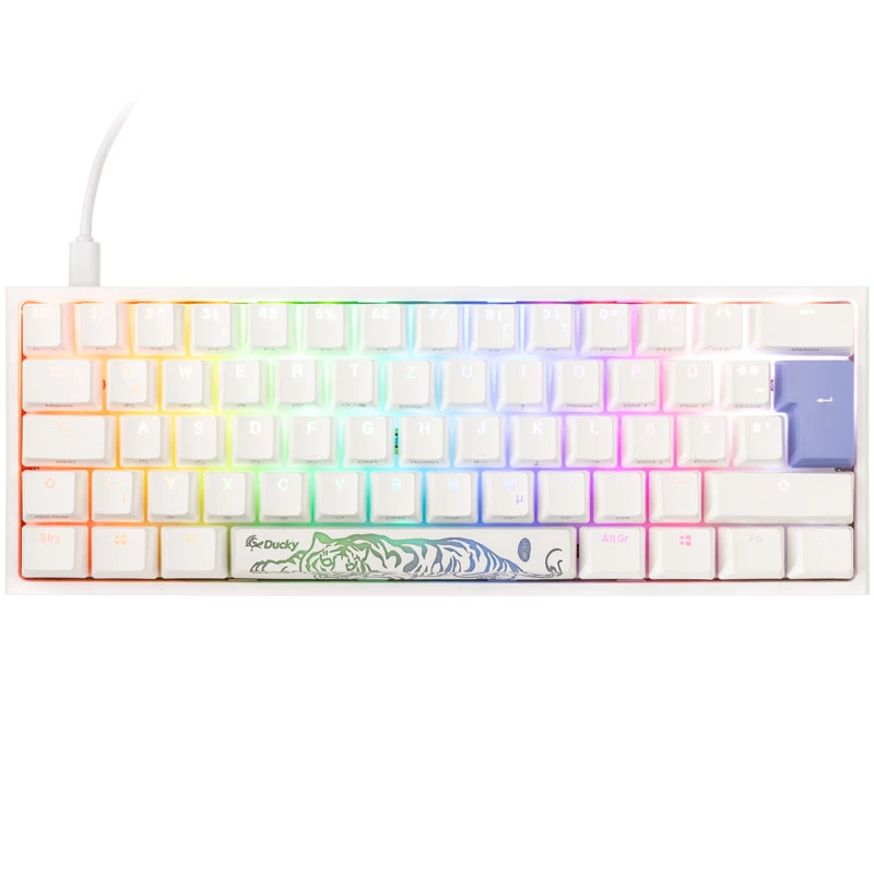 Ducky DKON2061ST keyboard Gaming USB QWERTZ German White