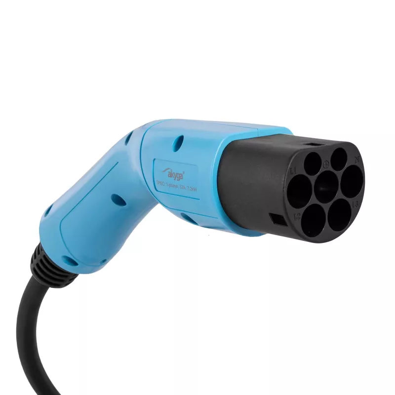 Akyga AK-EC-08 EV Charging Cable Type 2 to Type 1, 1-Phase, 32 A, 7.2 kW, 6 m
