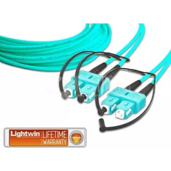 Lightwin LDP-50 SC-SC 4.0 OM3 Fibre Optic Cable 4 m Aqua-Colour (LDP-50 SC-SC 4.0 OM3)
