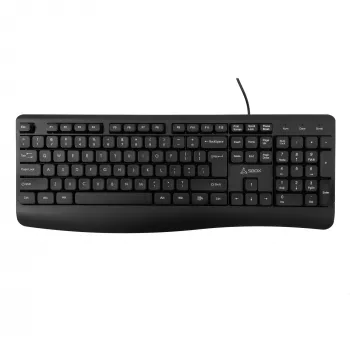 Wired USB Keyboard SBOX K-103 US Black — US layout, USB connection