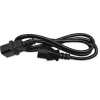 Power extension cable QOLTEC 50459 IEC C13 to C14 1.5m