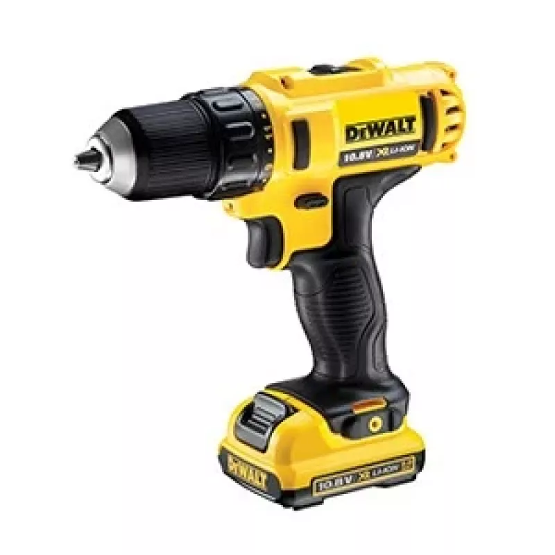DeWALT DCD Keyless 10.8V Cordless Drill Driver Li-Ion, Euro Plug