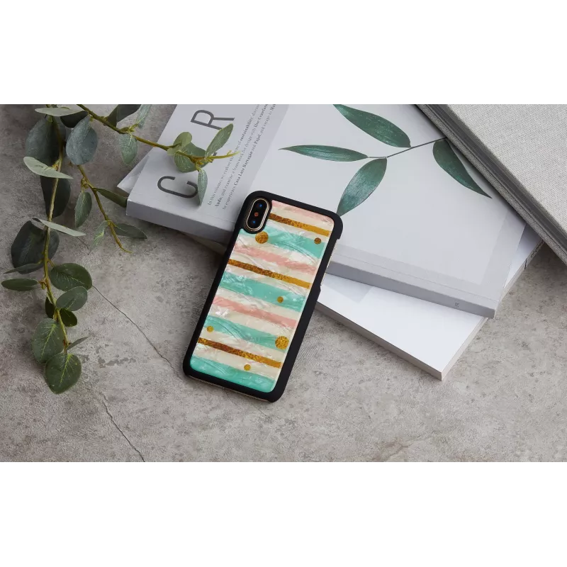 Smartphone case iKins for iPhone XS / iPhone XS Max — pop mint black