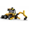 Construction set LEGO Technic Backhoe Loader 42197 — articulated steering, working loader, 104 pieces, recommended age 7+