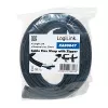 LOGILINK KAB0047 LOGILINK Flexible Cable Organizer with Zipper, Black 2m
