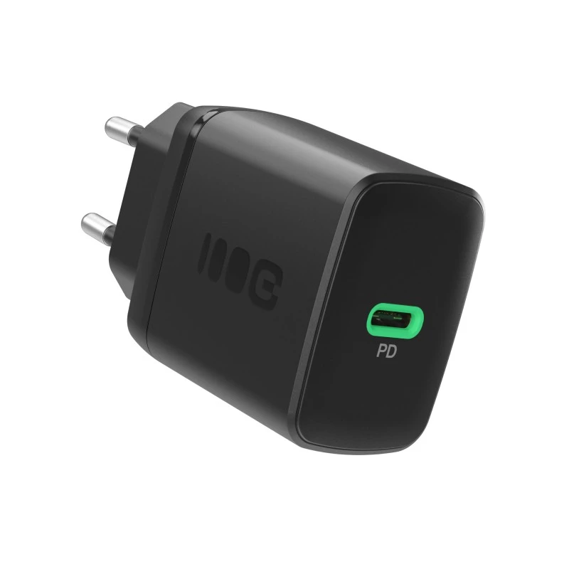 Power adapter Green Cell PowerSource Solo30 30W Black — USB-C single‑port charger