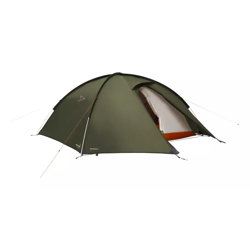 Dome/Igloo tent Easy Camp Rondane 3 — 3-person, polyester flysheet, aluminium poles, dark green