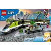 LEGO 60337 City Express Passenger Train Set Remote Controlled Toy Gifts for Kids Boys & Girls with Working Headlights 2 Coaches and 24 Track Piece