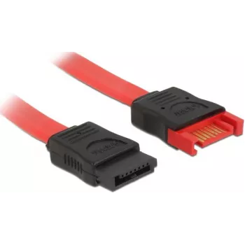 SATA Cable DeLOCK 83952 0.2m SATA 7-pin Black Red