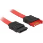 SATA Cable DeLOCK 83952 0.2m SATA 7-pin Black Red