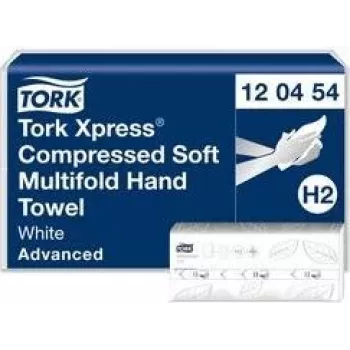 Paper towels Tork H2 Advanced Interfold 2-ply — 2400 sheets (MPN 120454)