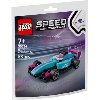 30734 Speed Champions F1 ACADEMY Mini-Auto, Construction Toy Polybag