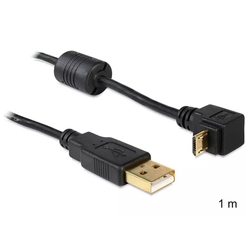 USB Cable DeLOCK USB2.0 1m Micro-USB B Black