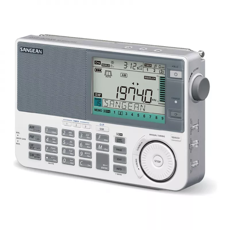 Portable Radio Sangean ATS-909 X2 — white — AM FM SW digital tuning