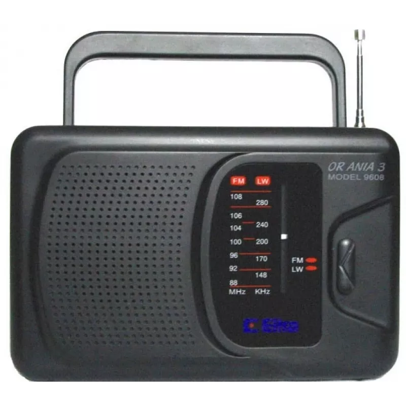 Radio mains and battery powered Fm, Lw Eltra Ania