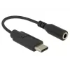Delock Audio-Adapter - 24 pin USB-C (M) to mini-phone stereo 3.5 mm (W)