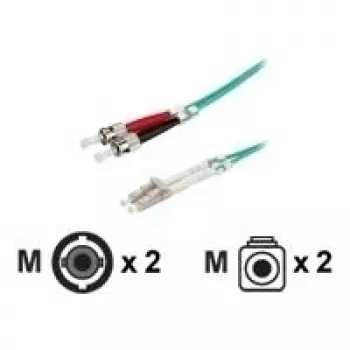 Fibre Optic Jumper Cable ROLINE OM3 LC/ST 50/125µm 5m