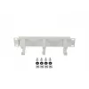 Cable organizer 10 inches with 3 metal holders TYPE B grey