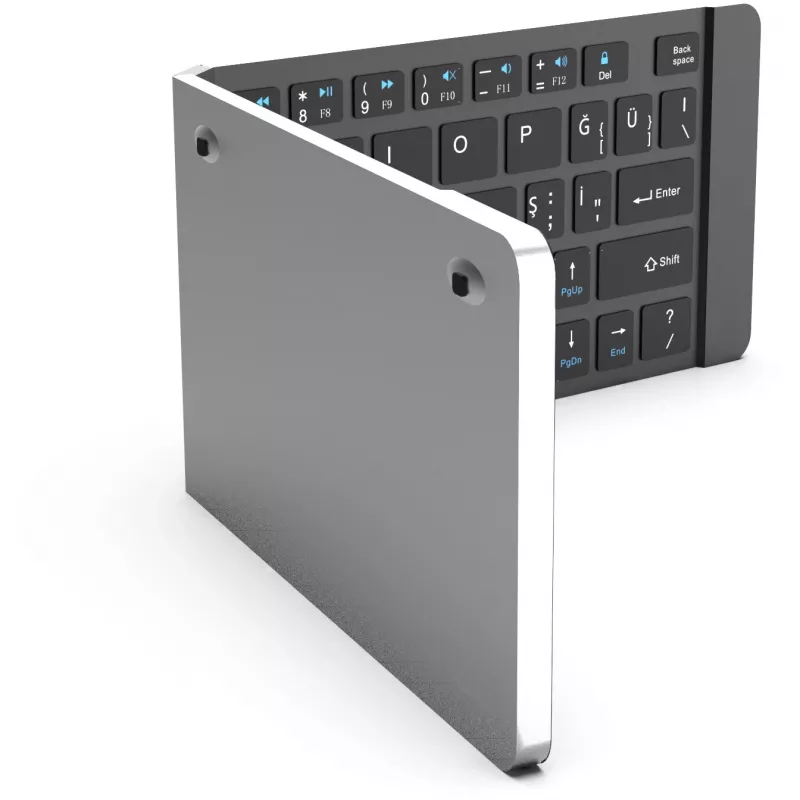Wireless Keyboard Inca IBK-579BT Bluetooth 66 Keys Metallic Silver