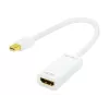 Video cable adapter LOGILINK Mini DisplayPort to HDMI Type A CV0036A, 0.1 m, grey
