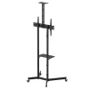 Maclean TV stand / cart, camera shelf, on wheels, 37-70, max load 45kg/5kg shelf, max. VESA 600x400, MC-113 B