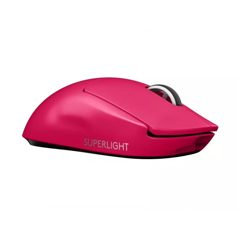 Logitech PRO X SUPERLIGHT Wireless Mouse MAGENTA Mouse (910-005957)