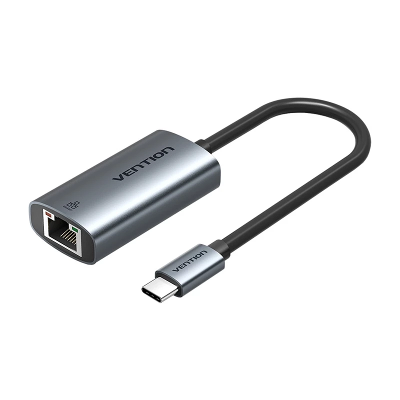 Vention CFP USB Type-C to Gigabit Ethernet Adapter 1000 Mbit/s, Grey