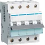 Hager MBN416. Rated Current: 16 A. Type: B-type, Module Quantity (max): 4 Module(e). Width: 70 mm, Depth: 70 mm, Height: 83 mm (MBN416)