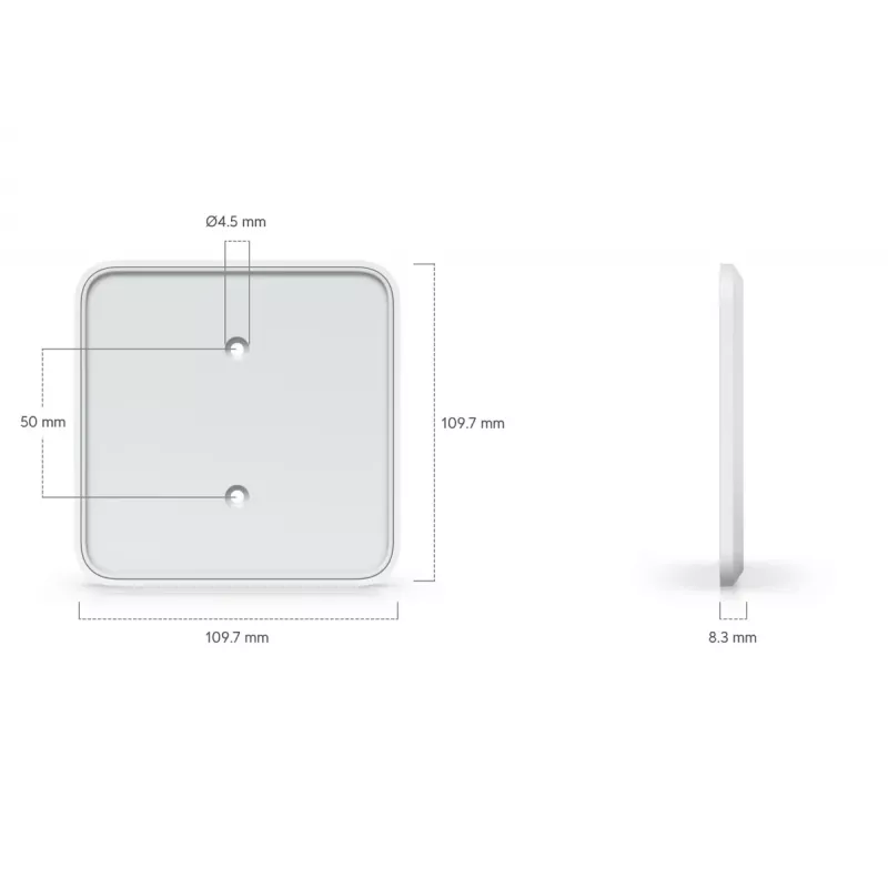 Mount Ubiquiti UACC-FM-16cm Polycarbonate White 109.7mm