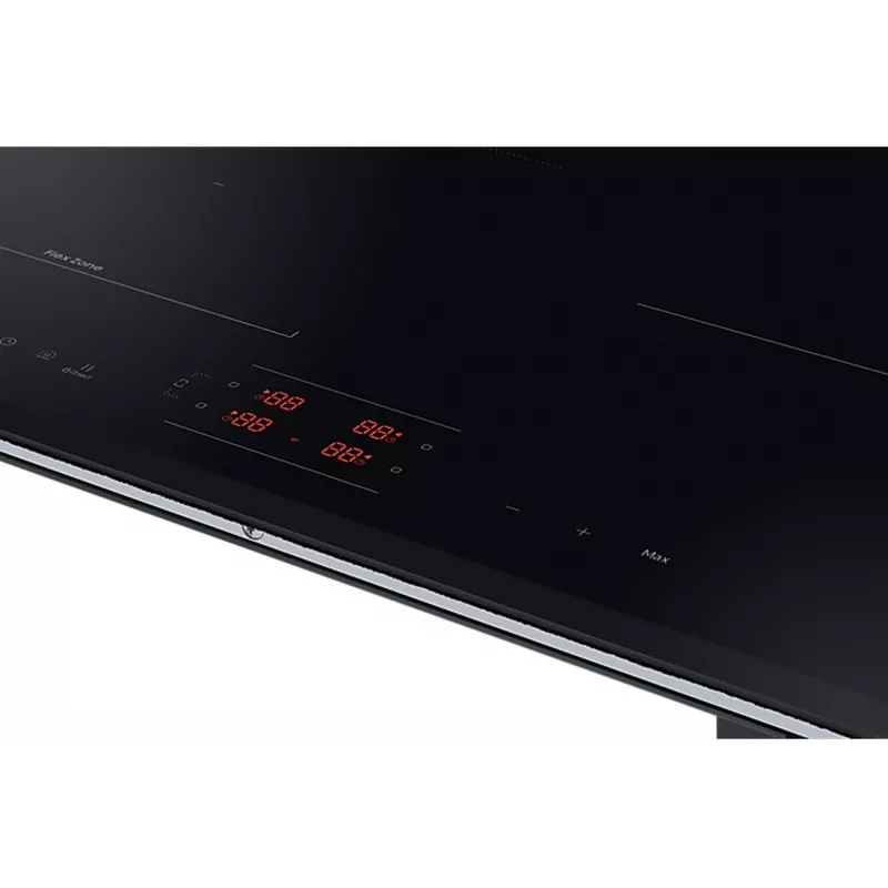Built-In Hob Samsung NZ64B5045GK/U2, Induction, 4 Cooking Zones, Flex Zone, SmartThings Cooking, Auto Connectivity, 60 cm, Black