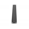 Rack blanking panel Extralink Front Blank Panel 1U 19 inch Black, steel housing