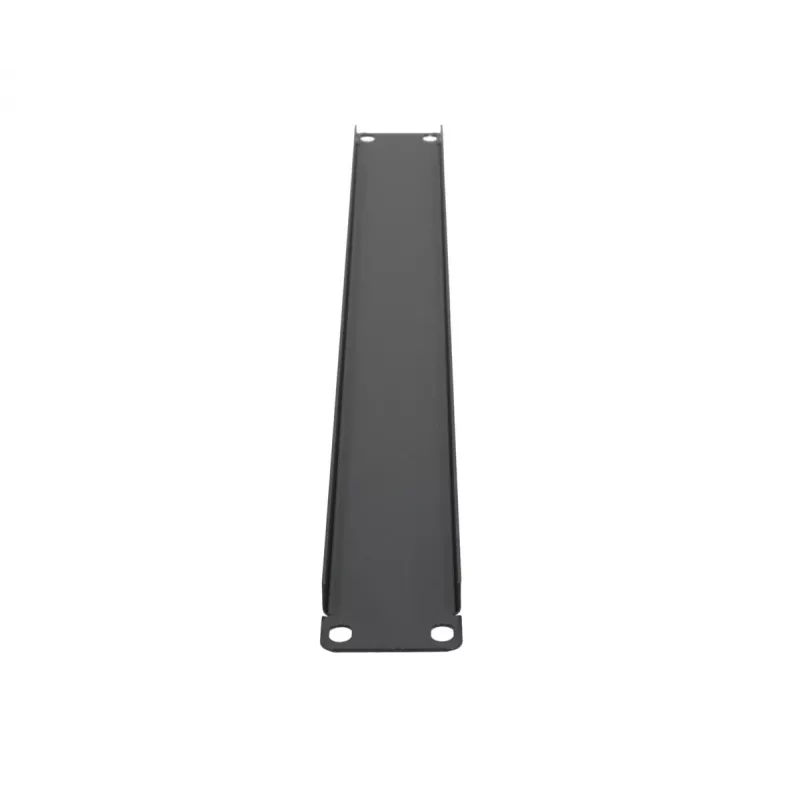 Rack blanking panel Extralink Front Blank Panel 1U 19 inch Black, steel housing
