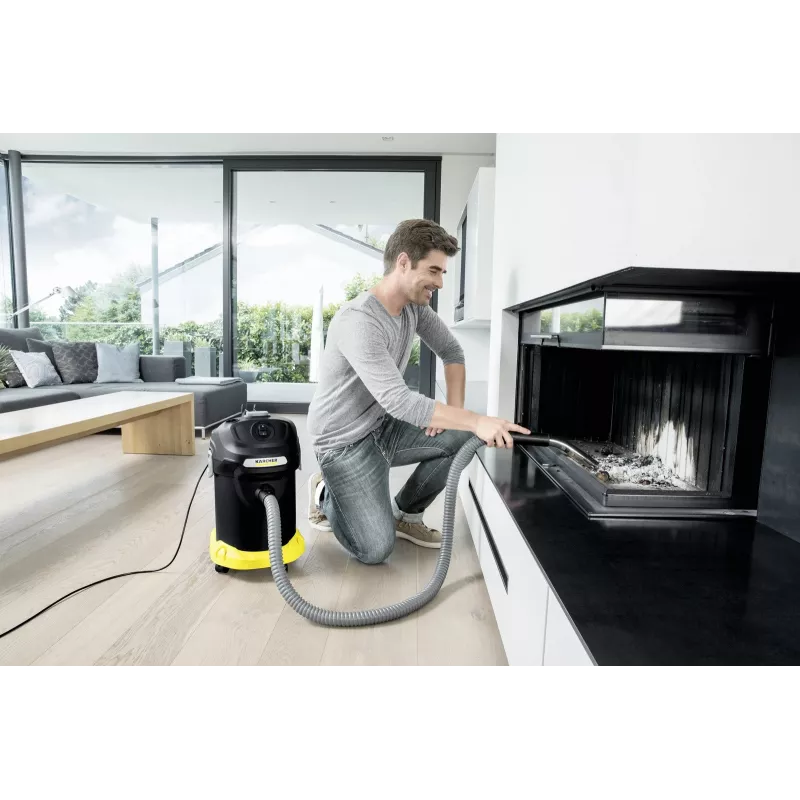 Dry Vacuum Cleaner Karcher AD 4 Premium — 17 L, 600 W, bagless, metal hose, chrome tube