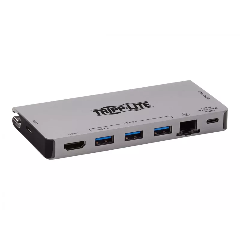 USB-C Dock - 4K HDMI, USB 3.2 Gen 1, USB-A Hub, GbE, Memory Card, 100W PD Charging, Detachable Cord U442-DOCK5D-GY