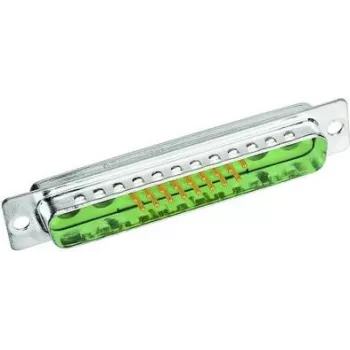 Wire Connector D-Sub 2 Harting 09 69 211 5072 Green Metallic