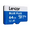 MicroSDXC memory card Lexar BLUE PLUS 64 GB UHS‑I 100 MB/s U1 V10 (blue)