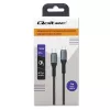 Qoltec Cable USB 2.0 Type C USB 2.0 Type C 100W Qc 3.0 Pd 1m Black