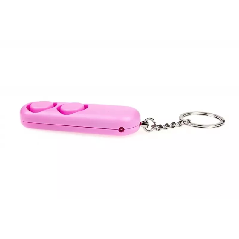 Personal alarm GUARD YC-001-PI 130 dB pink compact safety device, LR41 batteries, 200 m range