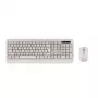 Wireless keyboard and mouse set Tellur TLL491171 with nano USB receiver, cream