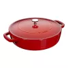 Staub Roaster Chistera 28cm round cherry red 40511-474-0 405114740 (40511-474-0)