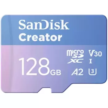 SanDisk Creator - Flash Memory Card (microSDXC-an-SD-Adapter inbegriffen)