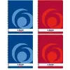 Writing Notebook Herlitz 10834117 A4 80 Sheets Red