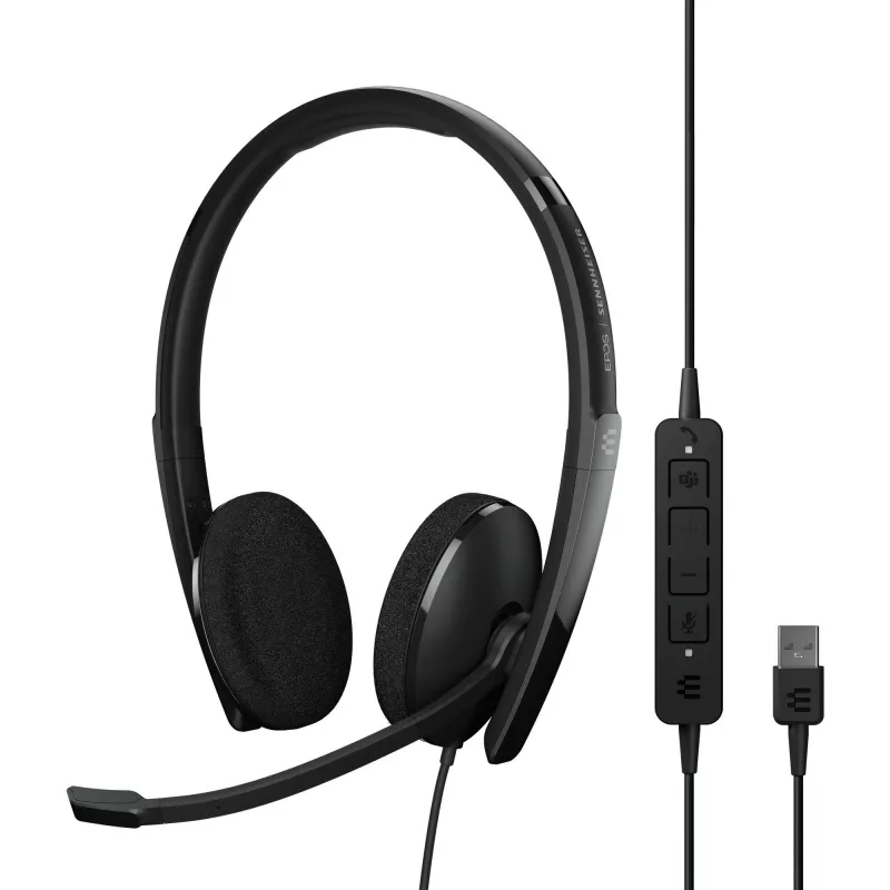 EPOS | SENNHEISER ADAPT 160T USB II Headset Wired Headband Office/Call Centre USB Type-A Black