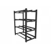 Battery frame for UPS 830x454 2 rows 4 levels 8 shelves black flat pack
