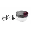 Manual food chopper JATA AC57E Black Transparent