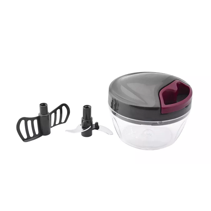 Manual food chopper JATA AC57E Black Transparent