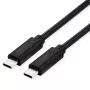 ROLINE USB4 Gen 2x2 Cable 0.5m USB C Black 11.02.9091