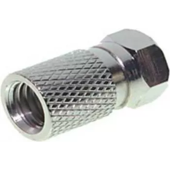 Coaxial F-Connector ShiverPeaks 85012-A, 7.5 mm cable outer diameter, large hex nut