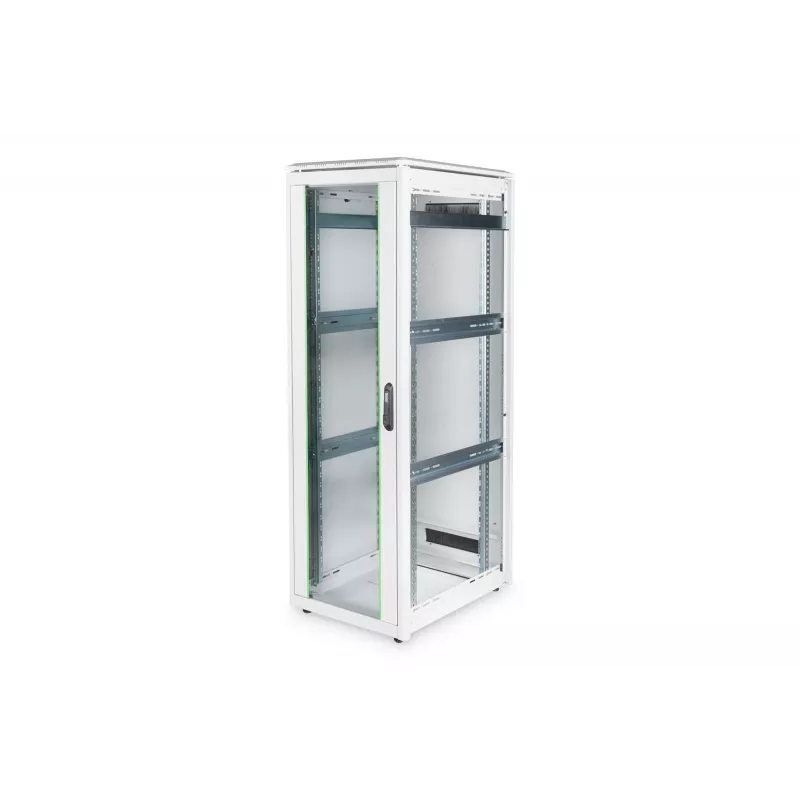 DIGITUS 36HE Unique Netzwerkschrank 600x800mm Glastür Grau