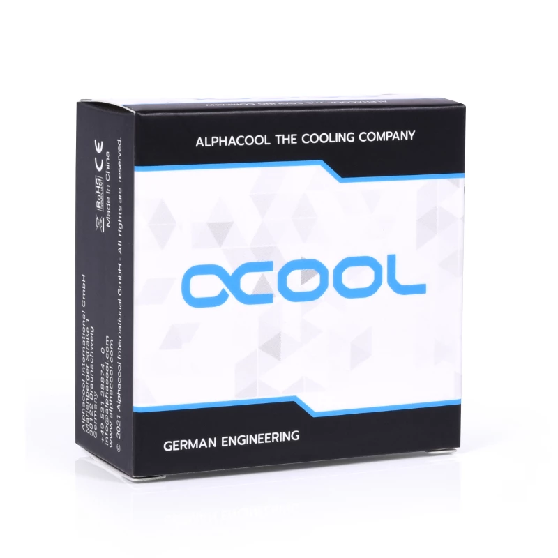 Water blocks adapter Alphacool 17590 Brass Black 20mm x 21mm x 21mm